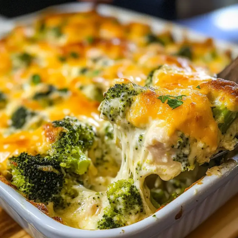Keto Chicken Cheese Broccoli Casserole Bake
