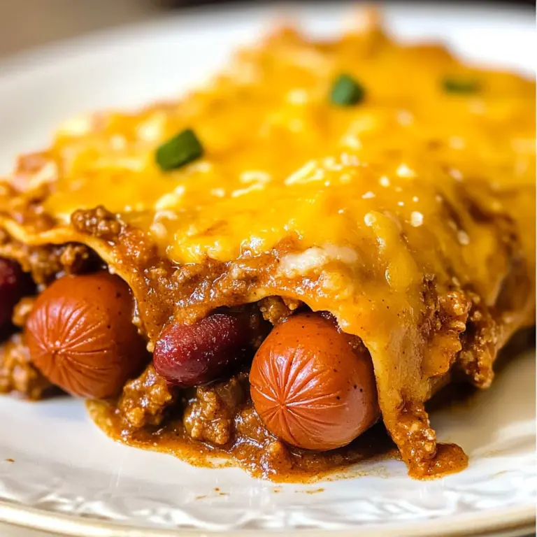 Keto Chili Dog Casserole Recipe