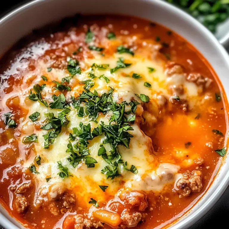 Keto Lasagna Soup