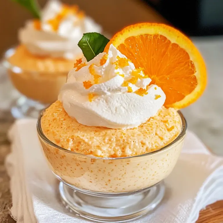 Keto Orange Cheesecake Mousse