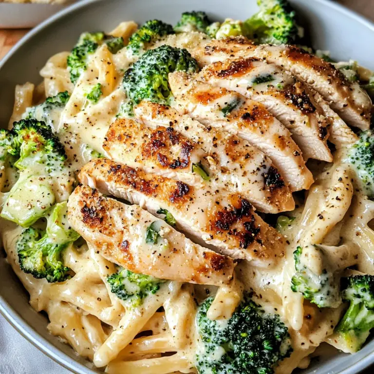 Low Calorie Chicken Alfredo