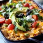 Low Carb Chicken Taco Casserole