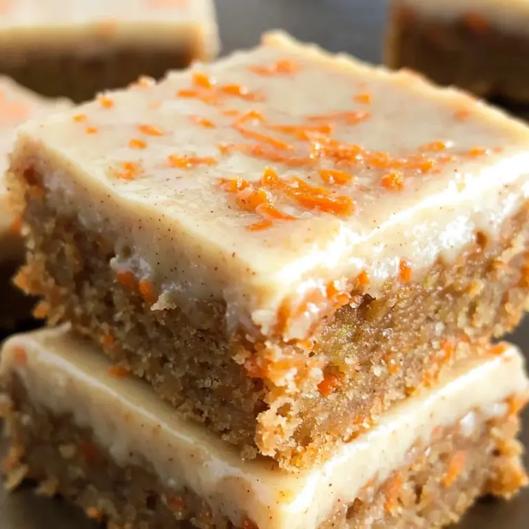 No Bake Carrot Cake Bars
