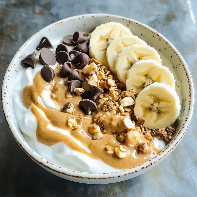 Peanut Butter Yogurt Bowls & Pots