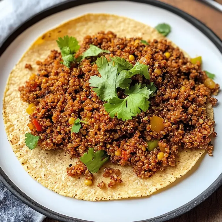 Quinoa Lentil Vegan Taco Meat