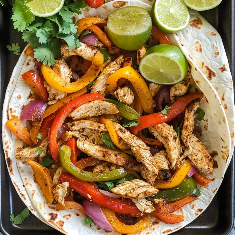 Sheet Pan Chicken Fajitas