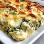 Spinach Artichoke Chicken Casserole (Keto)