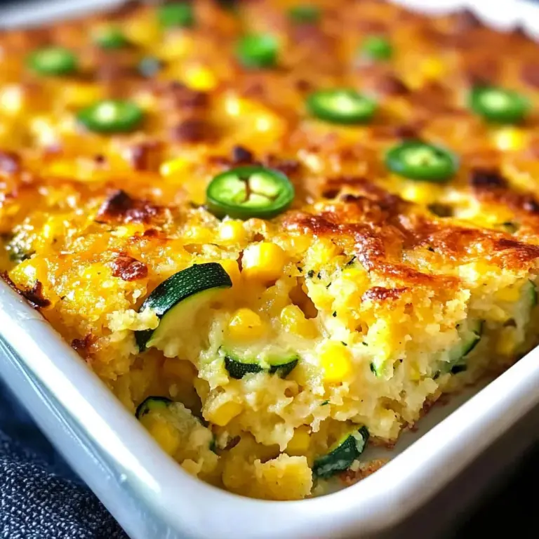 Zucchini Cornbread Casserole