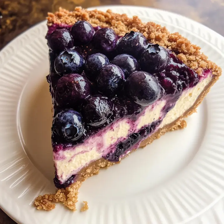 Blueberry Crumble Cheesecake