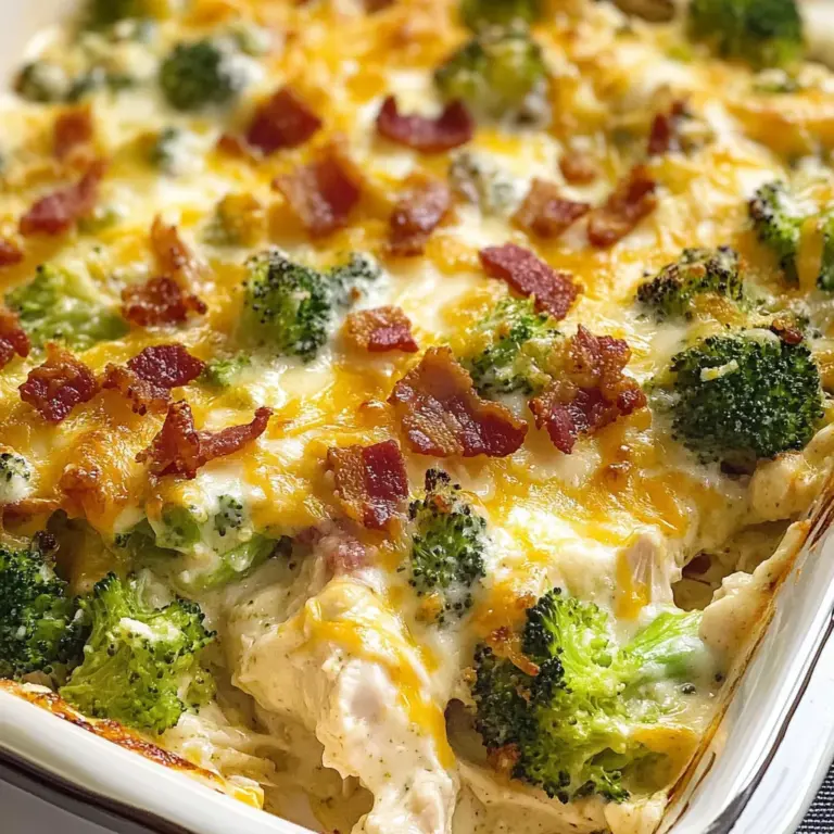 Chicken Bacon Ranch Casserole (Fast & Easy)
