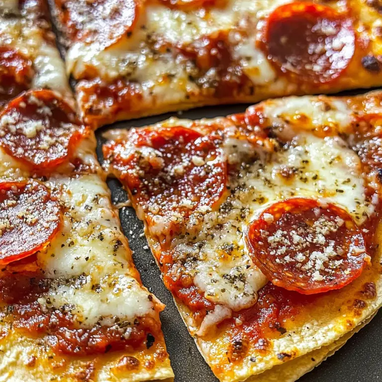 Easy 5 Minute Air Fryer Tortilla Pizza