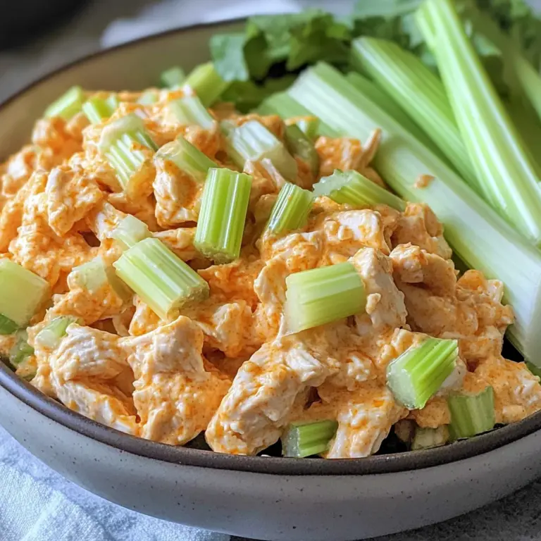 Easy Buffalo Chicken Salad (High-Protein, Healthy)