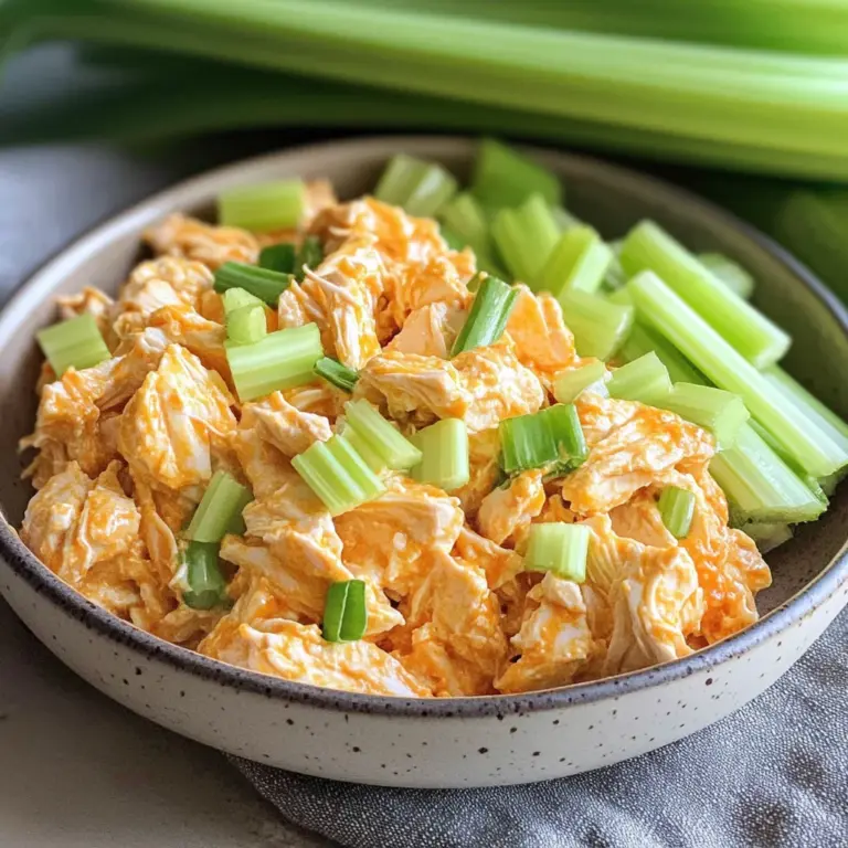 Easy Buffalo Chicken Salad (High-Protein, Healthy)