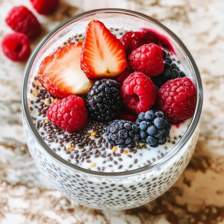 Greek Yogurt Chia Pudding