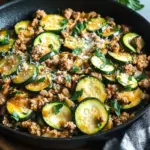 Ground Turkey and Zucchini Skillet
