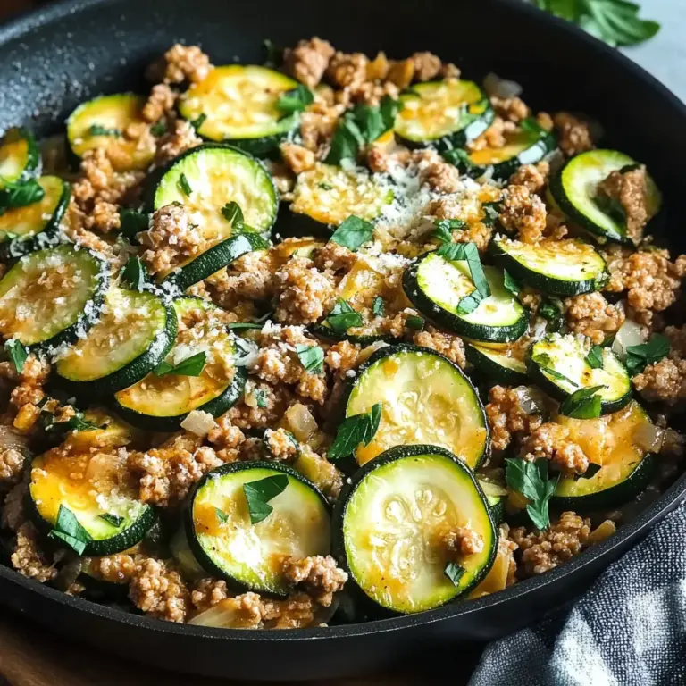 Ground Turkey and Zucchini Skillet