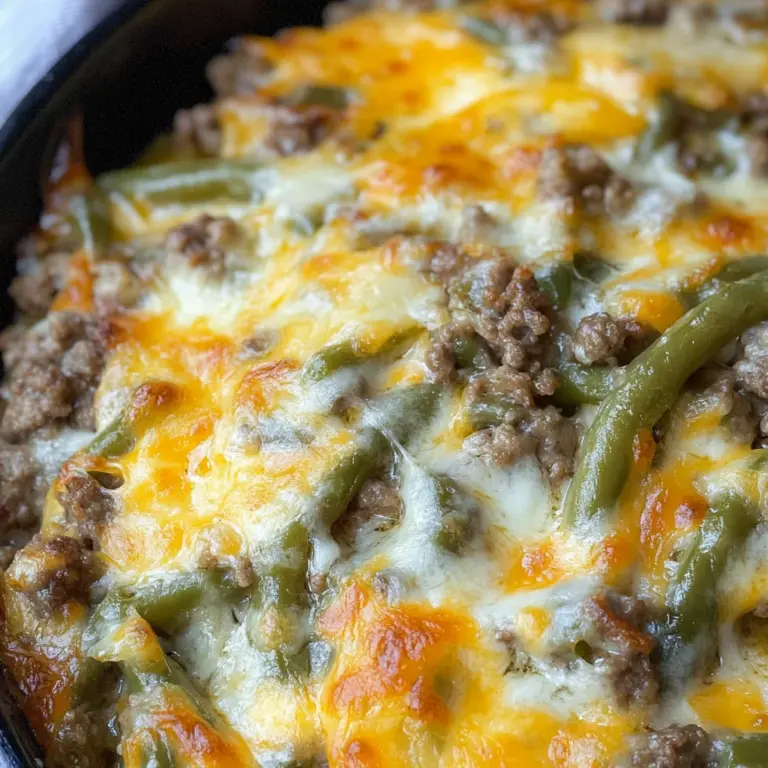 Hamburger Green Bean Casserole