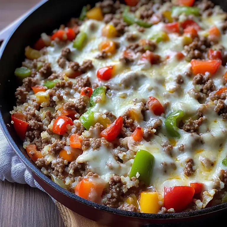 Keto Stuffed Pepper Skillet