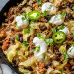 Low Carb Cabbage Taco Skillet (Keto-Friendly)