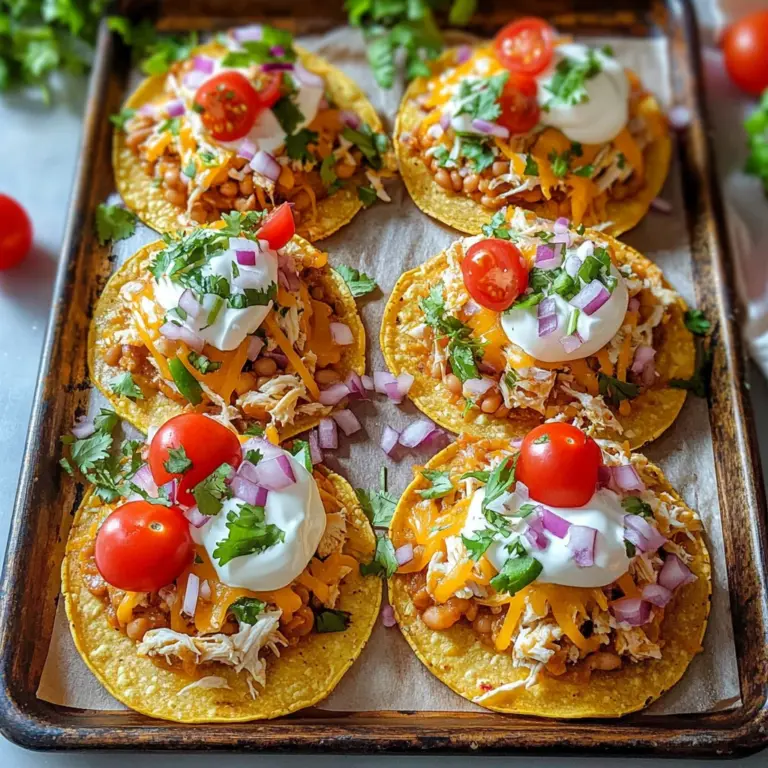 Mini Sheet Pan Tostadas