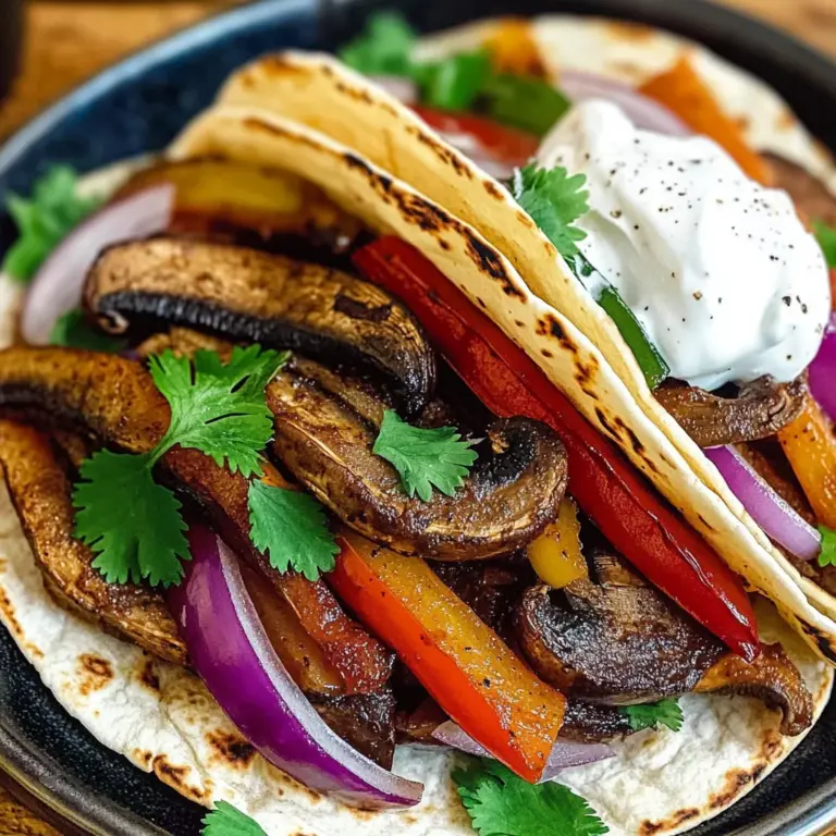 Portobello Vegan Fajitas