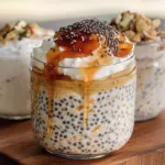 Quick & Creamy High Protein Overnight Oats