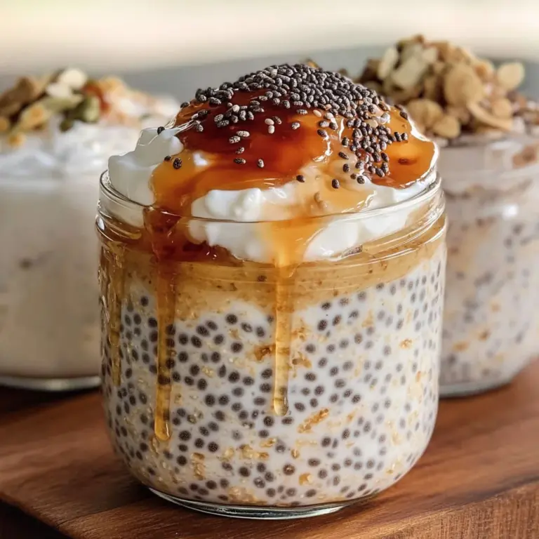 Quick & Creamy High Protein Overnight Oats