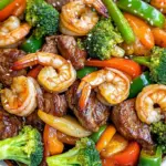 STEAK AND SHRIMP STIR FRY