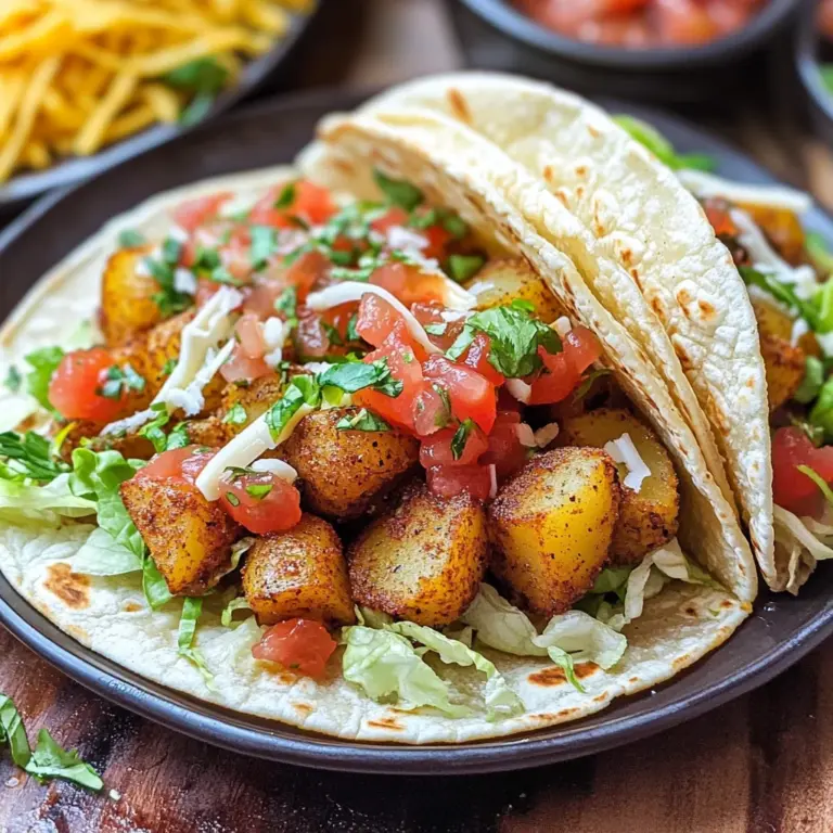 Spicy Potato Soft Taco Recipe